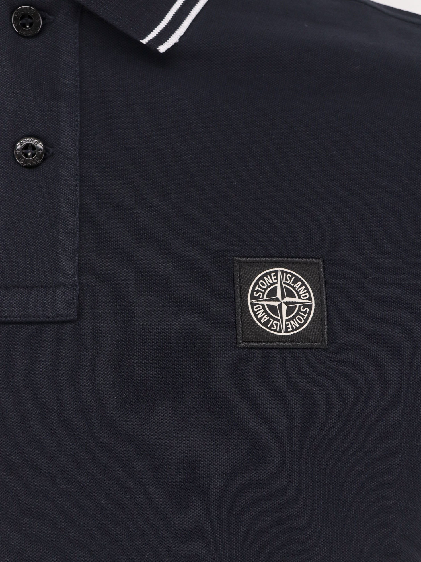 Stone Island Polo Shirt In Blue