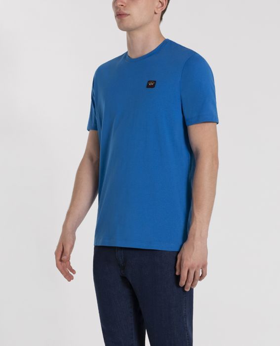 Paul & Shark Logo Logo Short-sleeved T-shirt In Blue