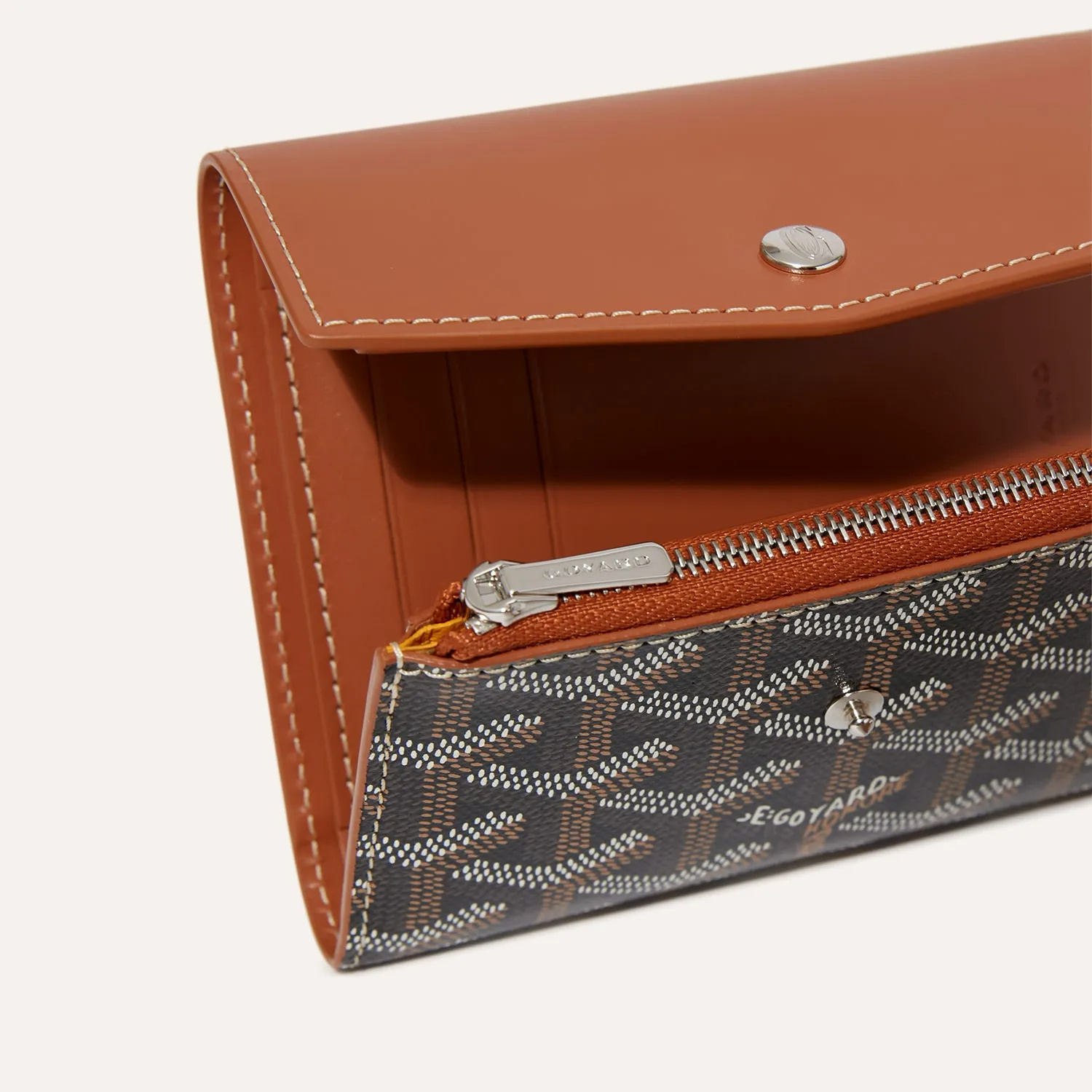 Pre-owned Goyard Saint-gabriel Wallet In Multi