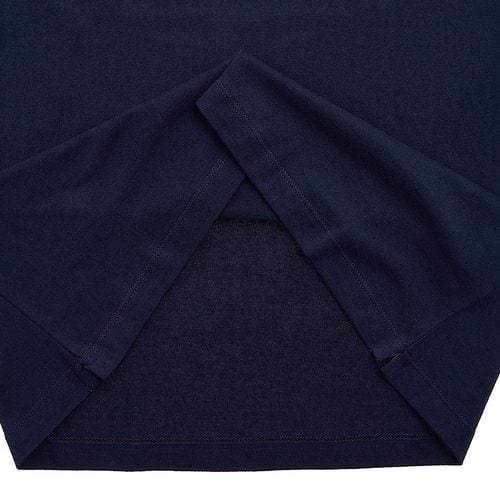 Brunello Cucinelli Short-sleeved Crew Neck T-shirt With Contrasting Stitching In Blue