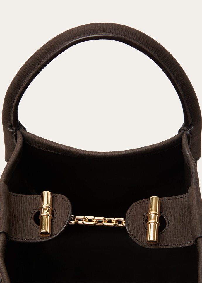 Loro Piana Small Bale Bag In Brown