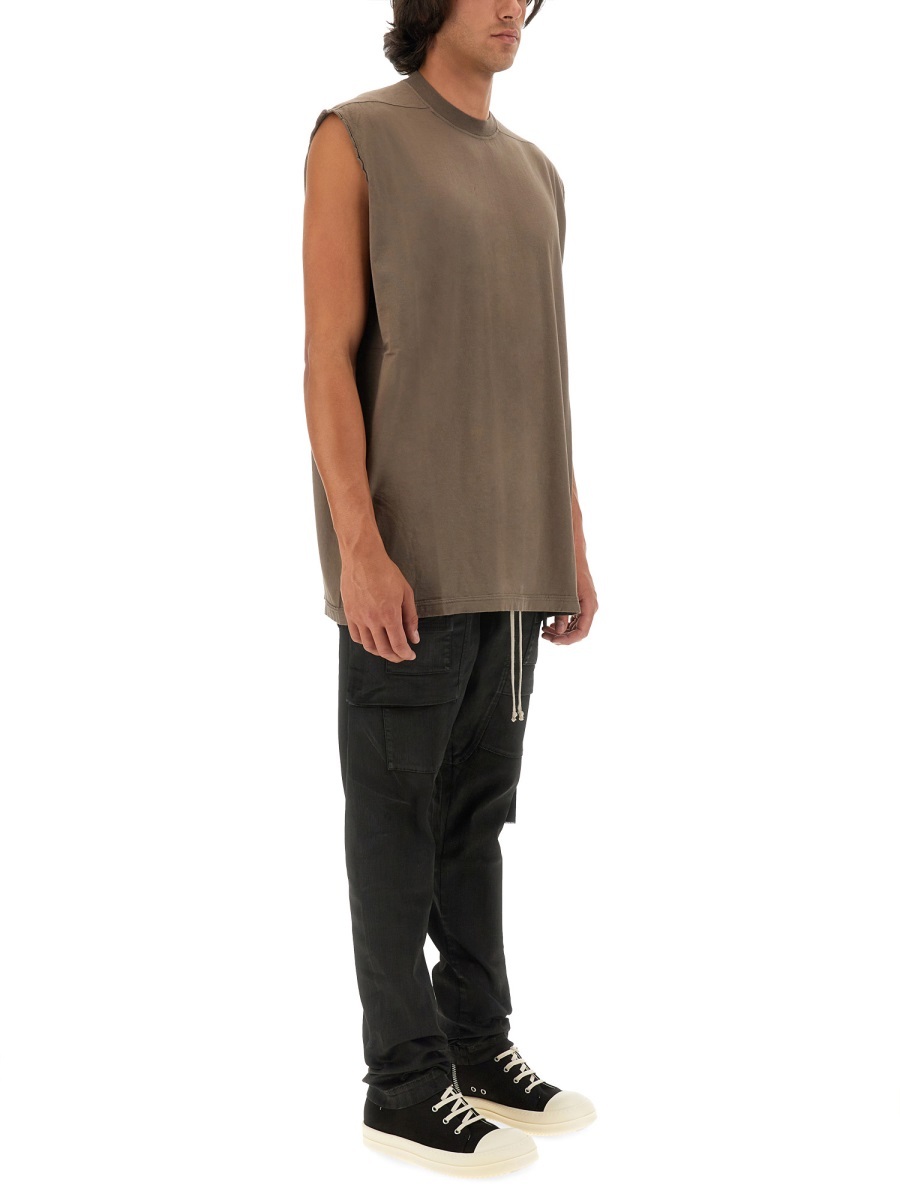 Shop Rick Owens Drkshdw Tarp Vest In Green