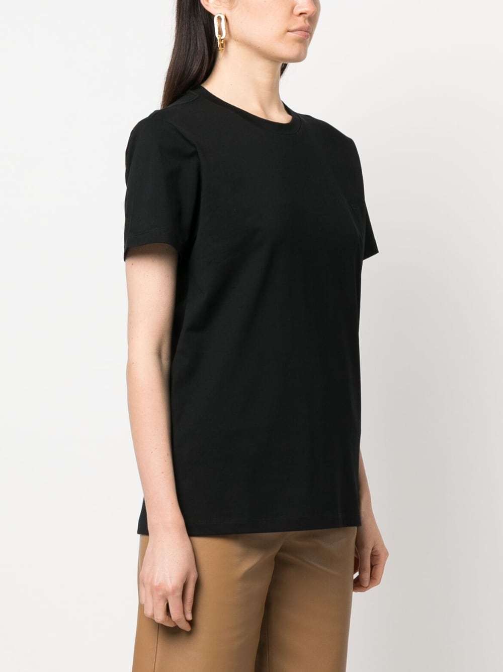 Isabel Marant Cotton Logo Print T Shirt In Black