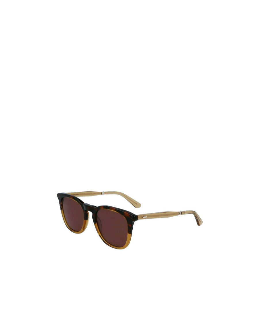 Calvin Klein Geometric Frame Sunglasses In Red