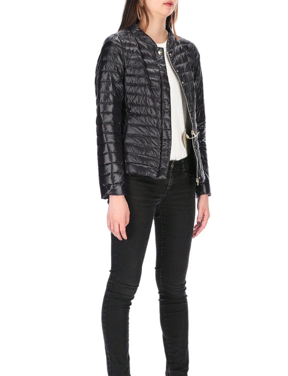 Herno Elena Quilted Down Jacket In Black