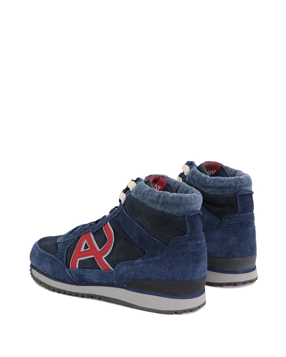 ARMANI JEANS LOGO DETAILS CASUAL SPORTS SHOES
