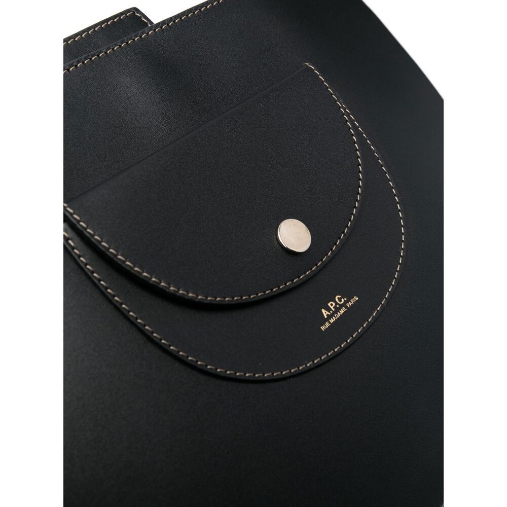 Apc A.p.c. 'le Pocket Small' Handbag In Black