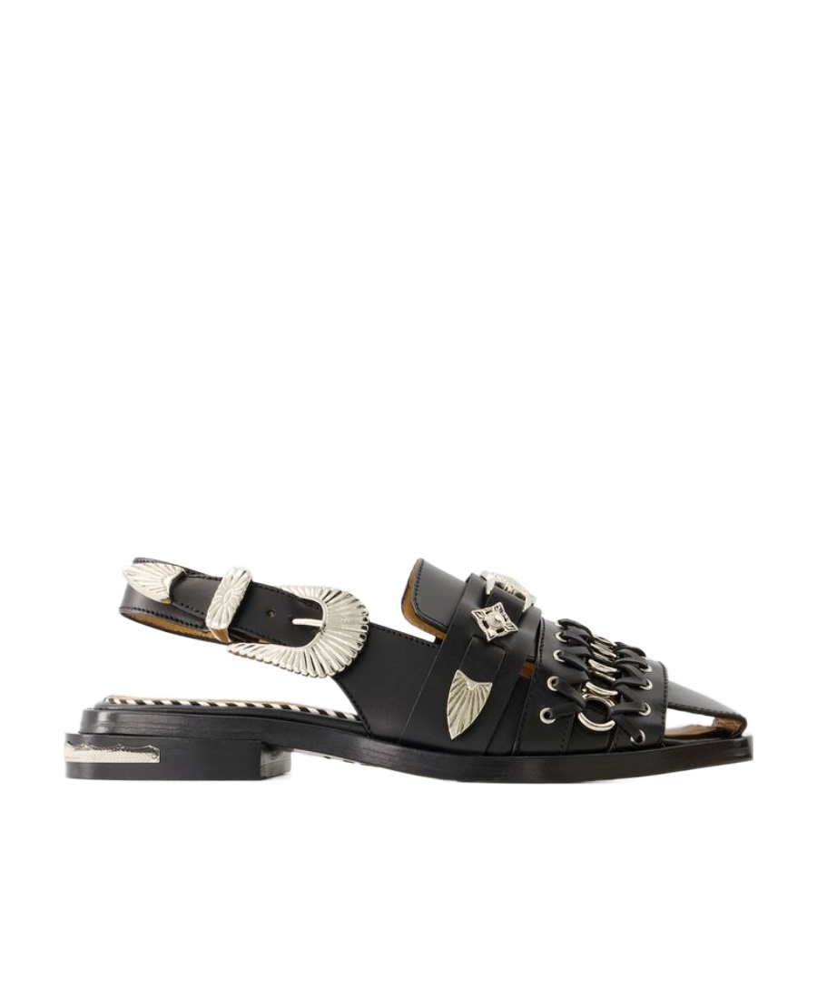Toga Pulla Aj1312 Sandals In Black