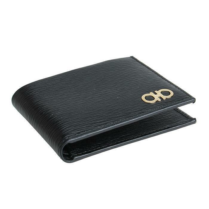 Ferragamo Men Revival Gancini Wallet In Black