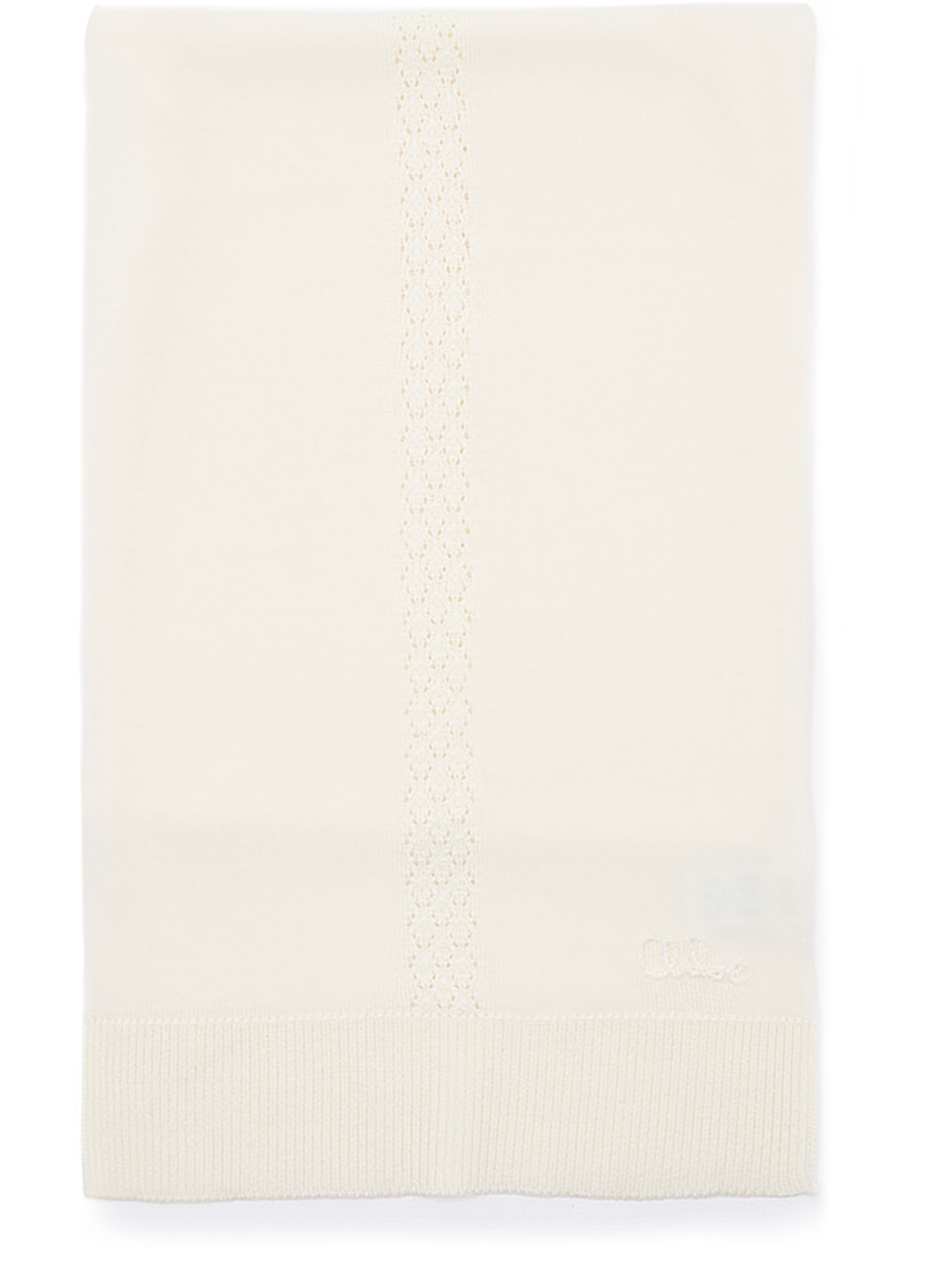 Shop Chloé Rectangular Scarf In White