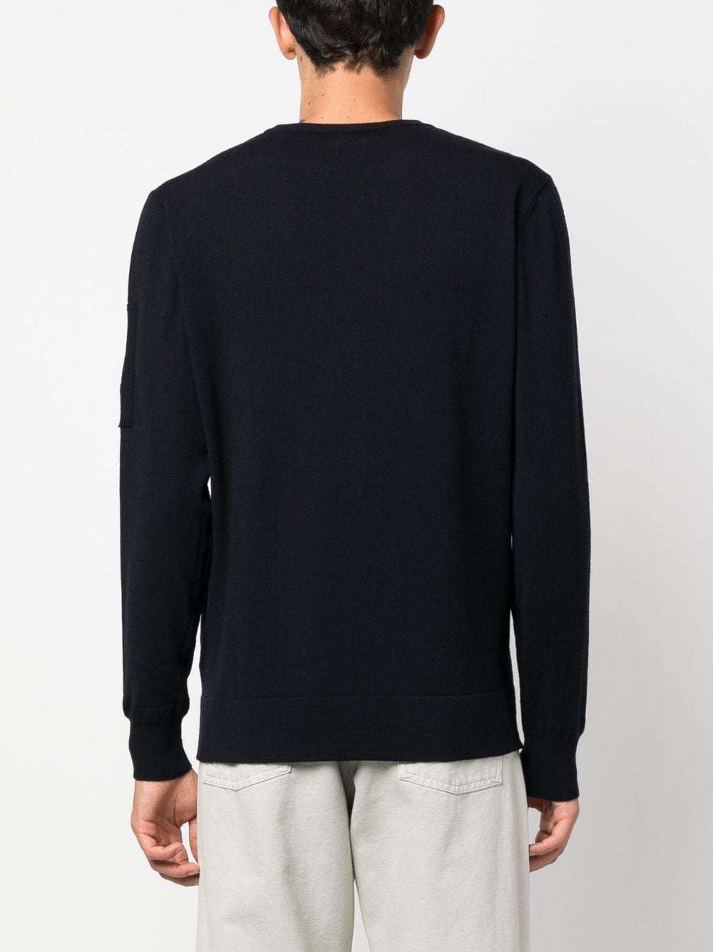 C.p. Company Cotton Crewneck Sweatshirt In Black