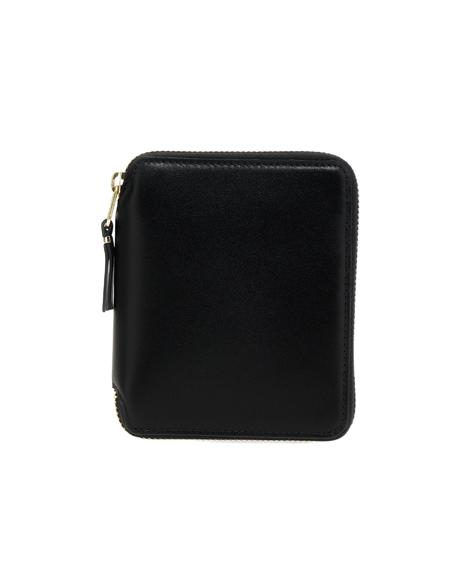 Comme Des Garçons Logo Wallet In Black