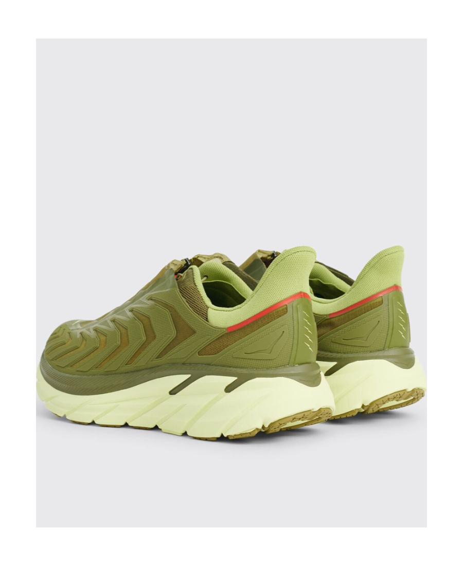 Hoka One One Man Sneakers Military Green Size 8.5 Textile Fibers In Green