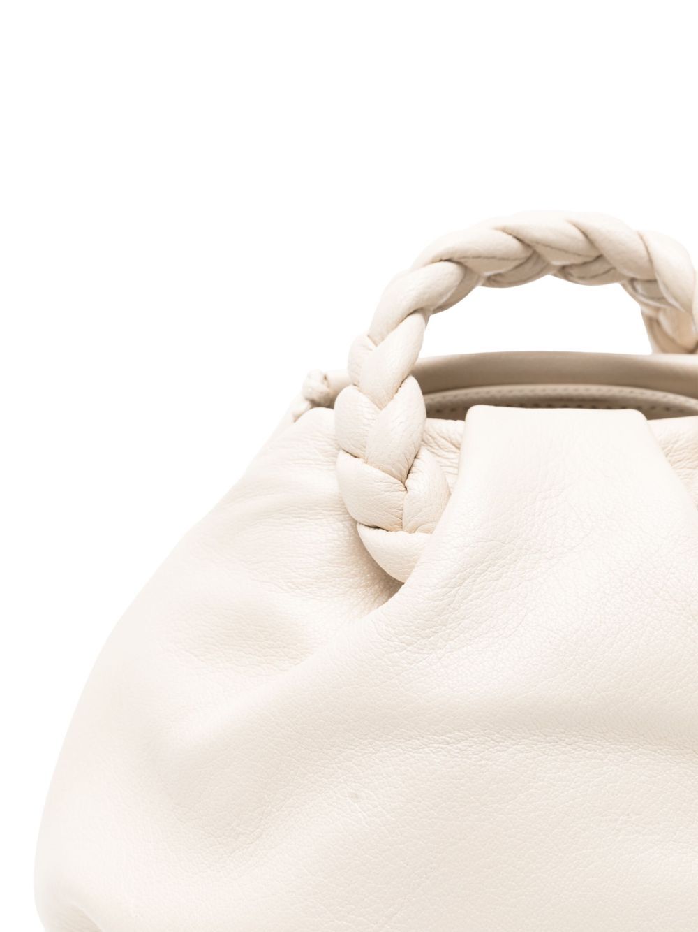 Hereu Bombon Small Leather Handbag In White