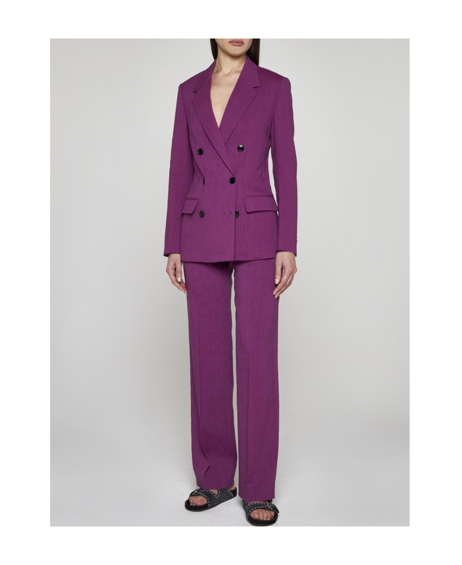 Isabel Marant High-waisted Tailored Trousers In Red