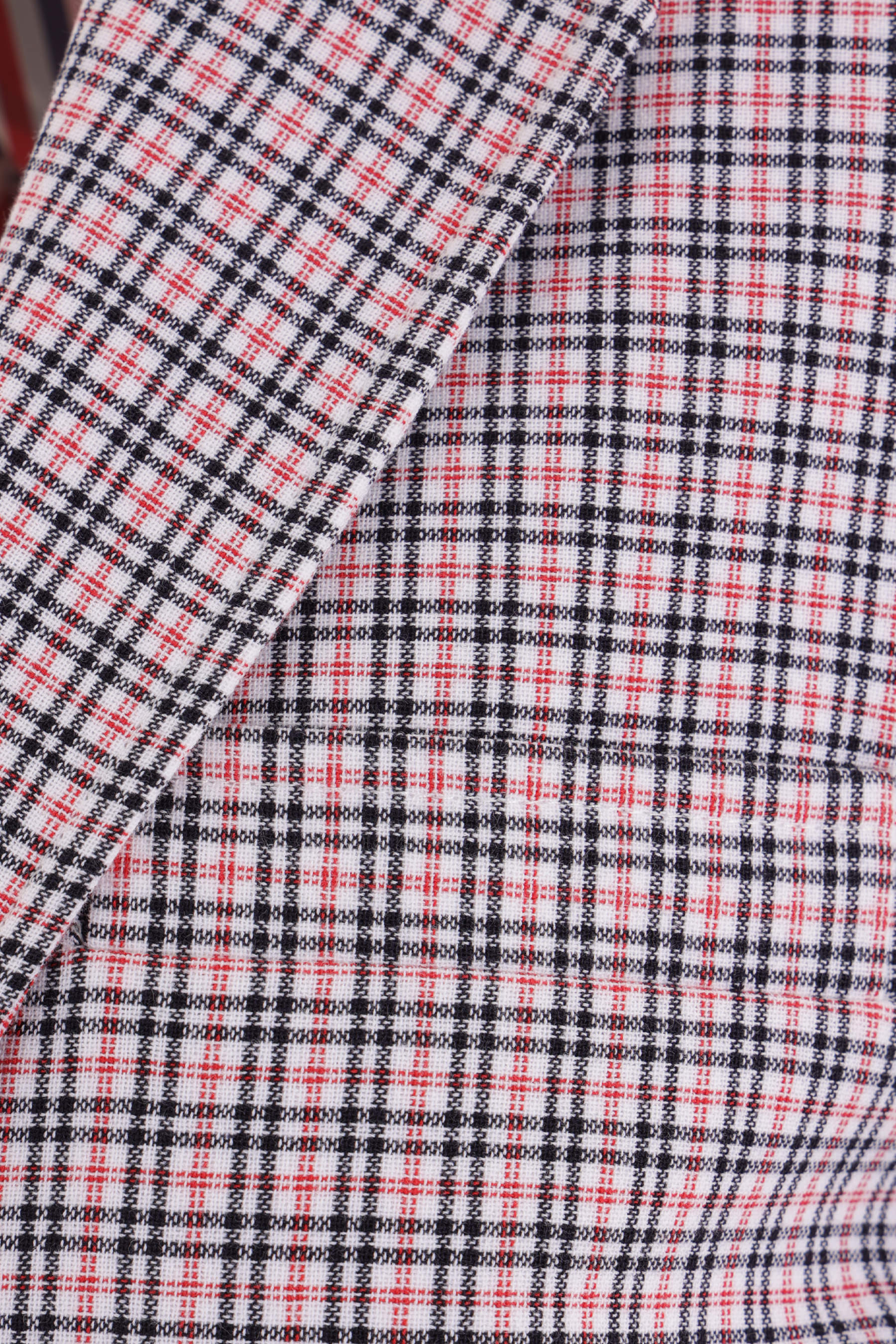 Thom Browne Checked Single-breasted Tailored Blazer In Gray