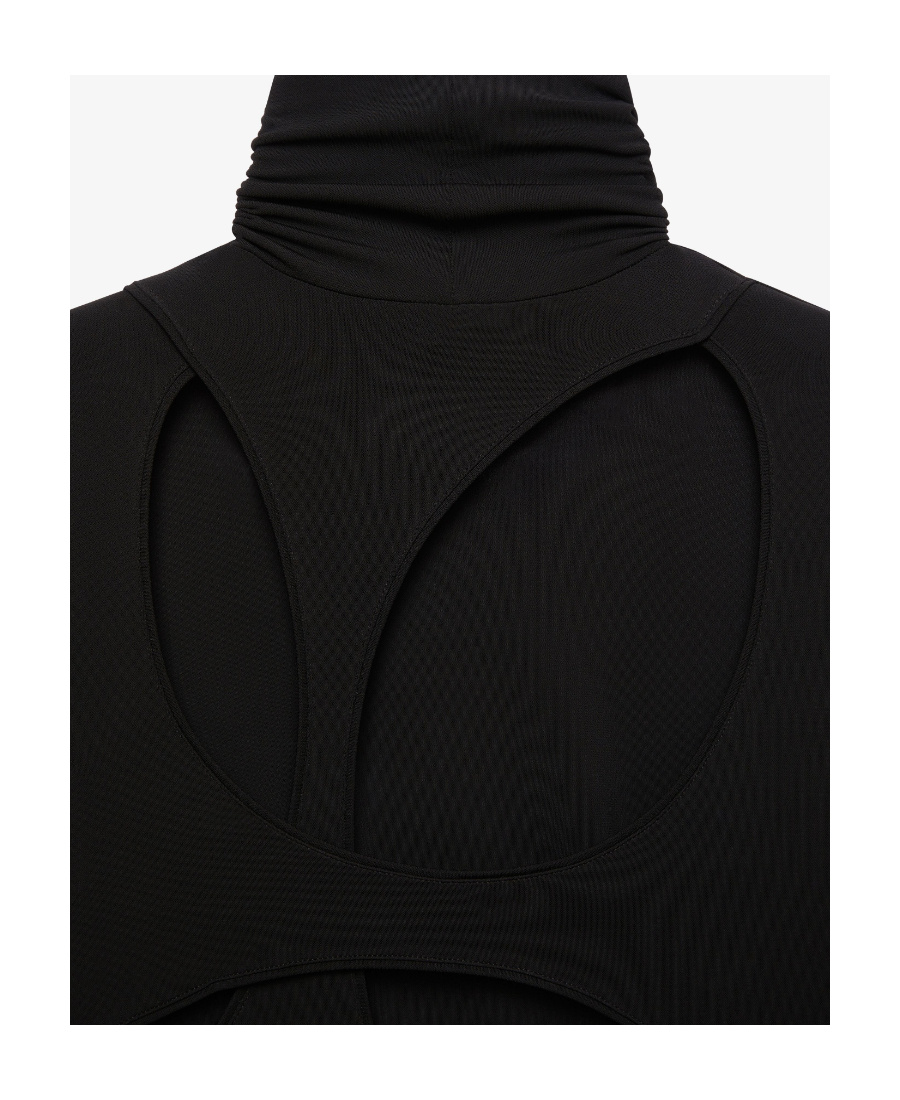 Givenchy Asymmetric Cut-out Top In Black