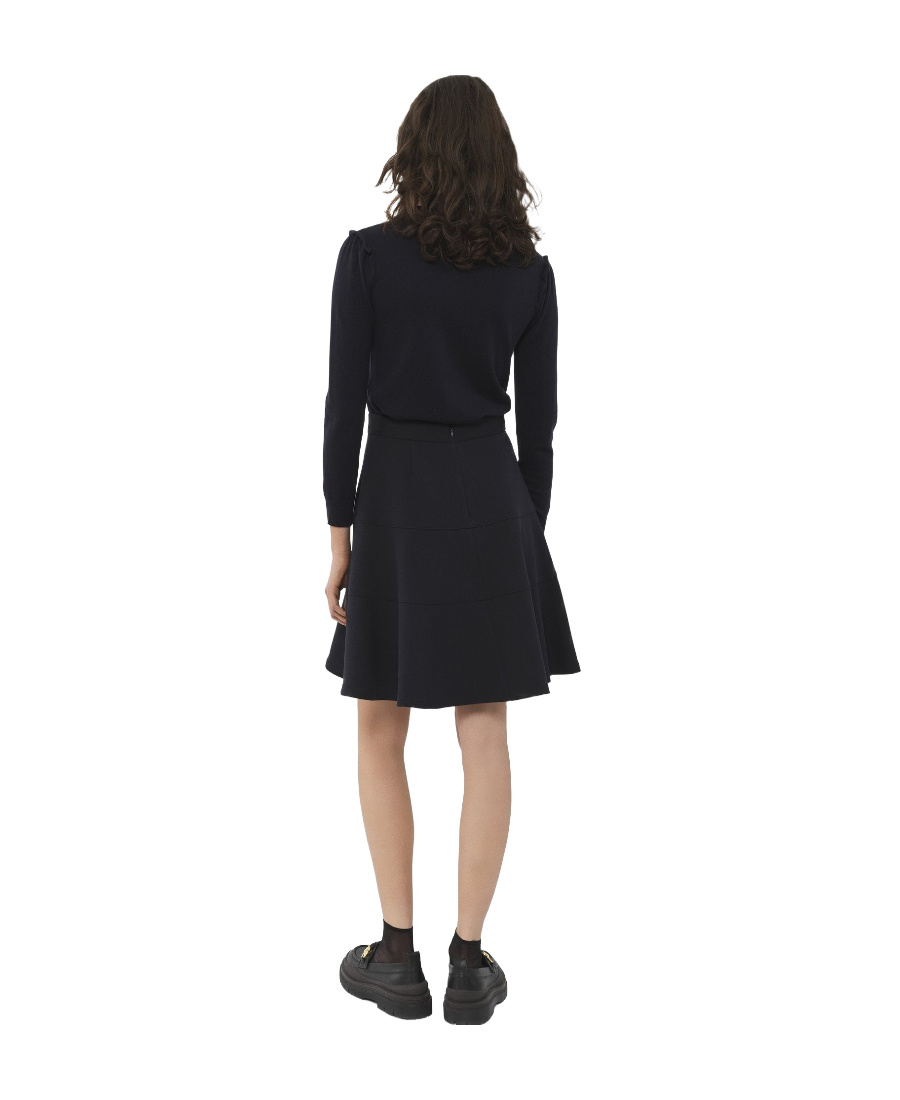 See By Chloé Navy Blue Skirt In Black