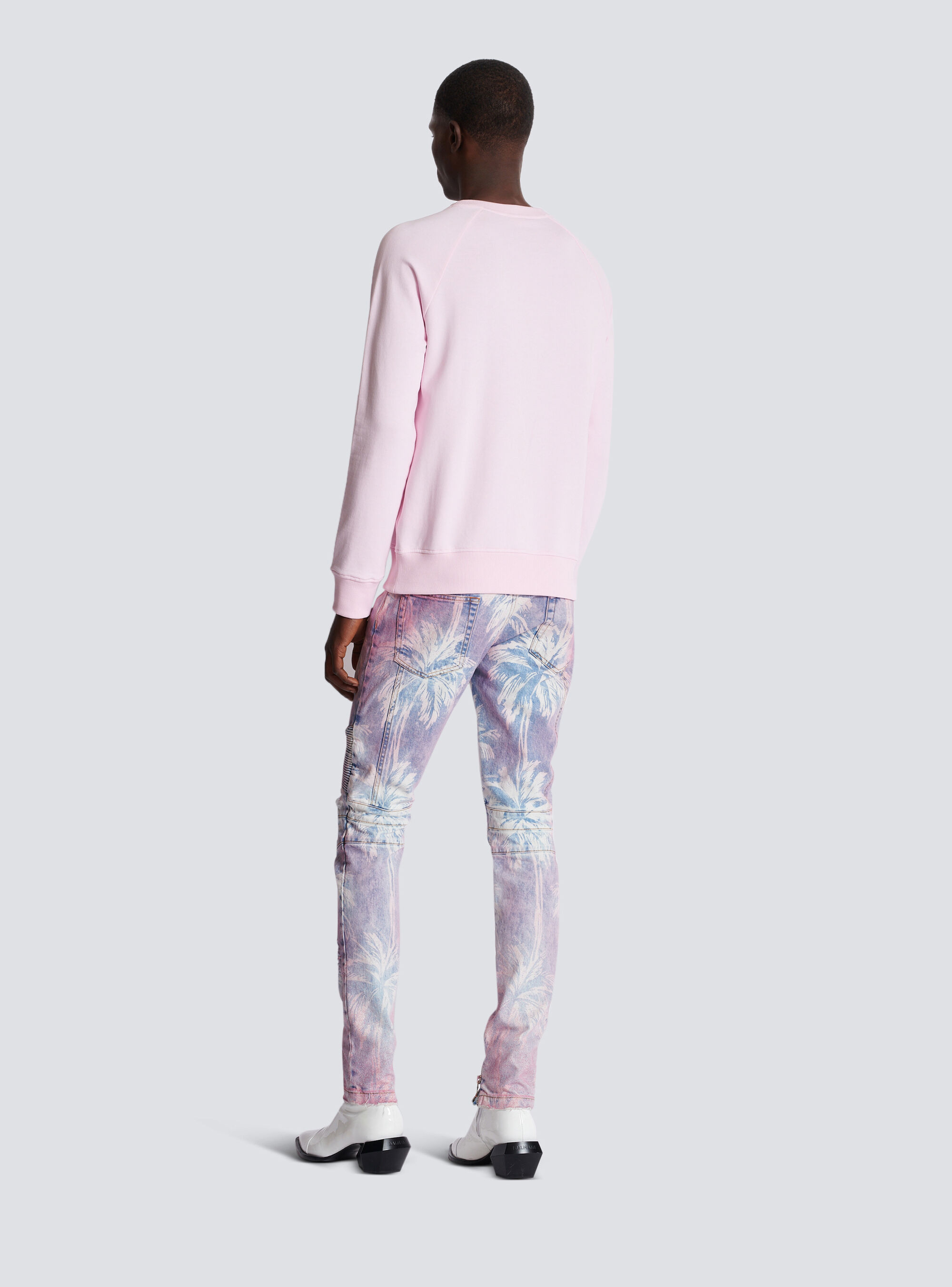 BALMAIN BALMAIN PARIS PRINTED SWEATSHIRT 