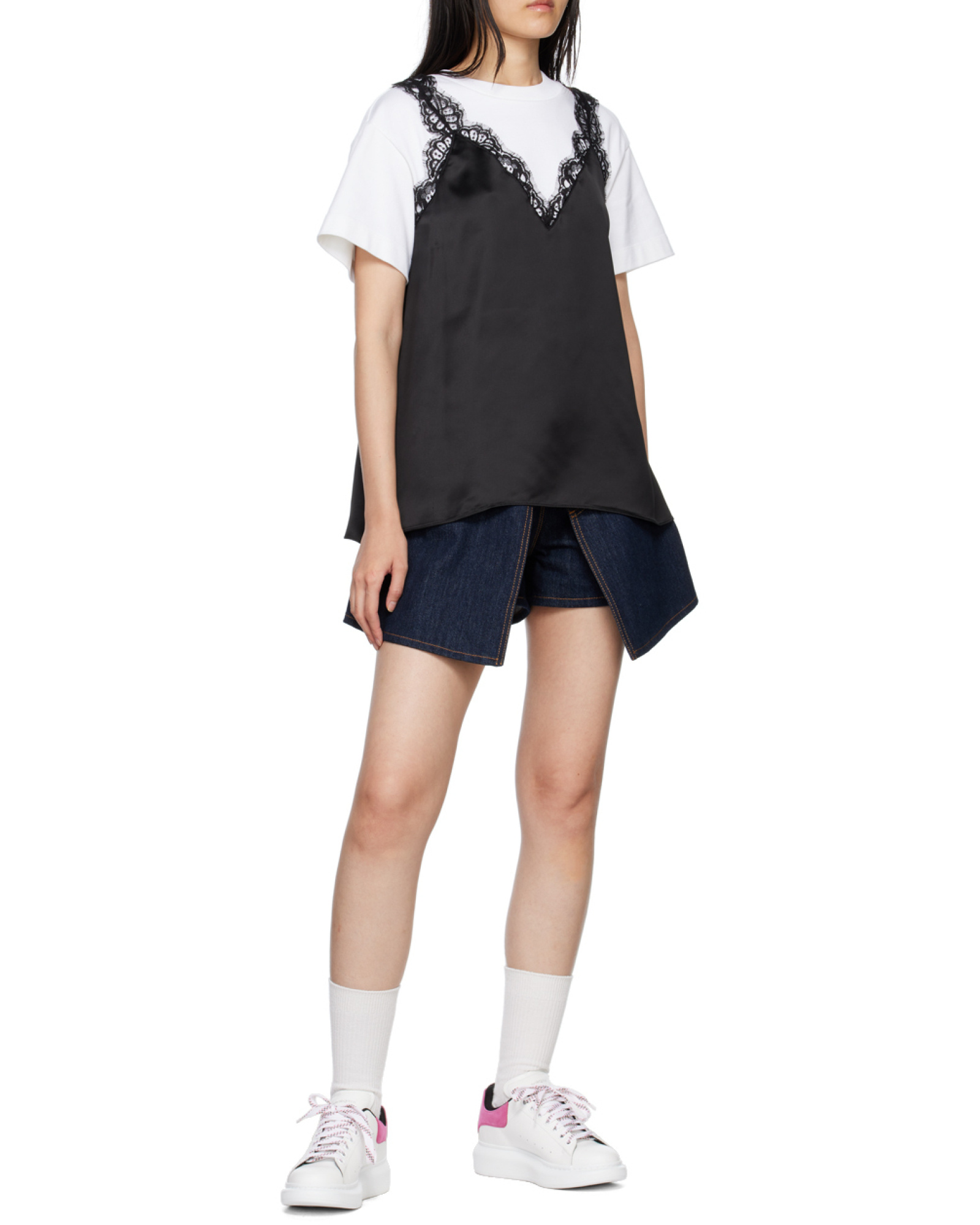 Alexander Mcqueen Oversized Lace-up Leather Sneakers