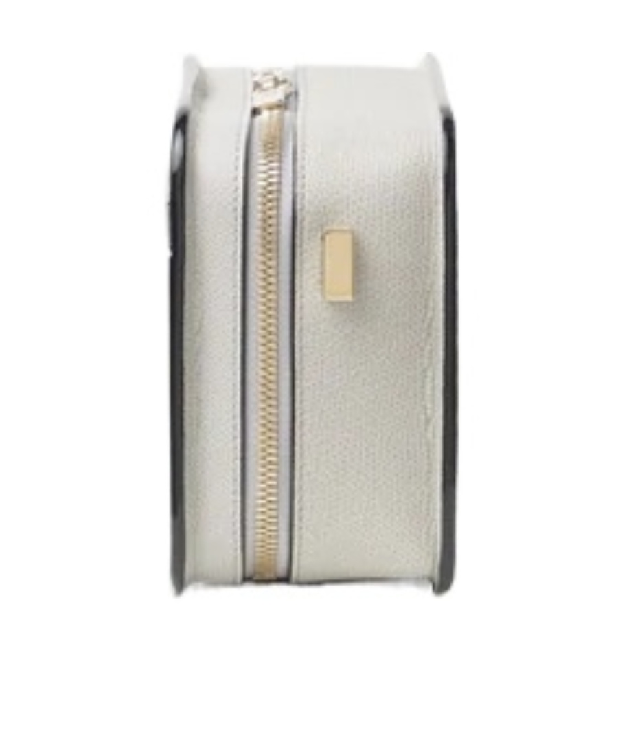 Valextra Logo Shoulder Bag In Gray