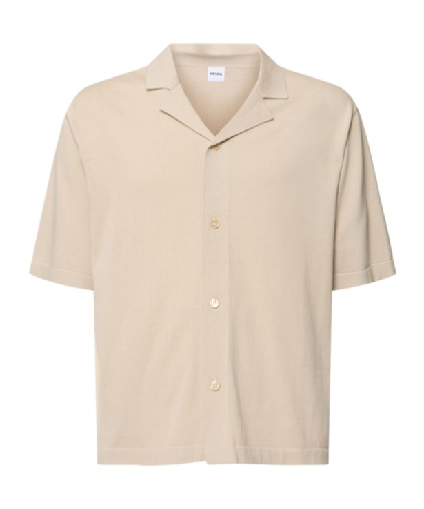 Aspesi Lapel Short-sleeved Shirt