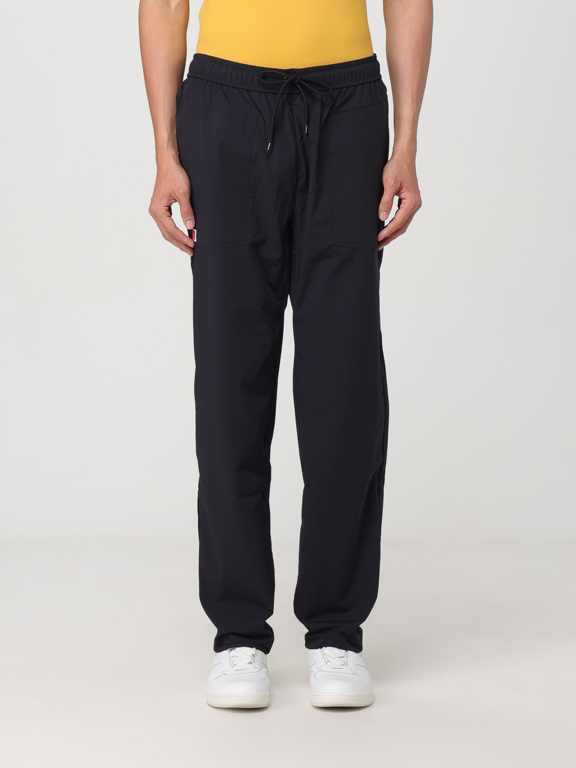 K-way Drawstring Side Pockets Sweatpants In Black
