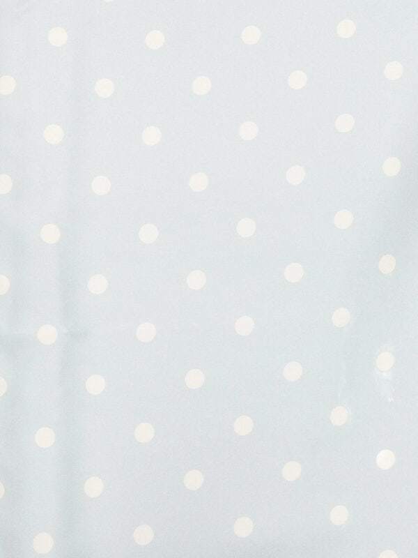 Valentino Chez Polka Dot Printed Silk Scarf In White