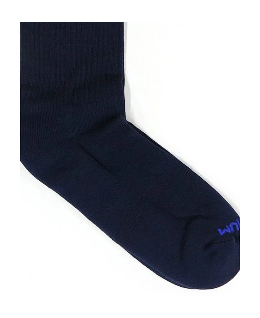 Emporio Armani Logo Knitted Socks In Black