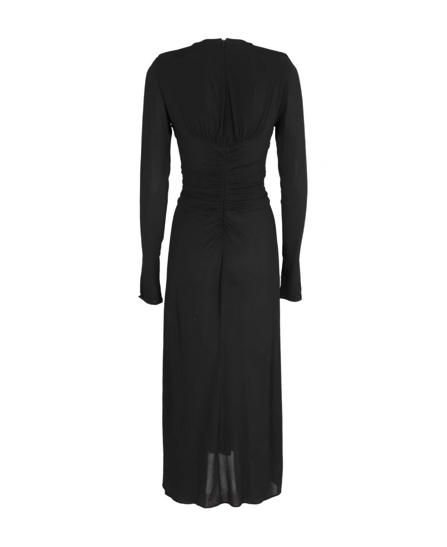 Isabel Marant Black Jinelima Midi Dress In Black