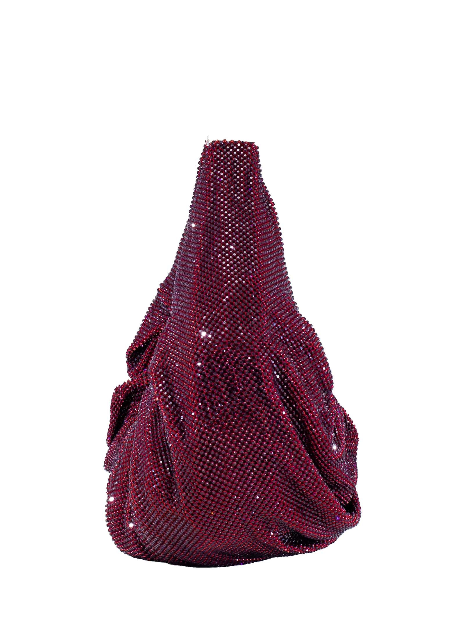 Benedetta Bruzziches Yennefer Shoulder Bag In Burgundy