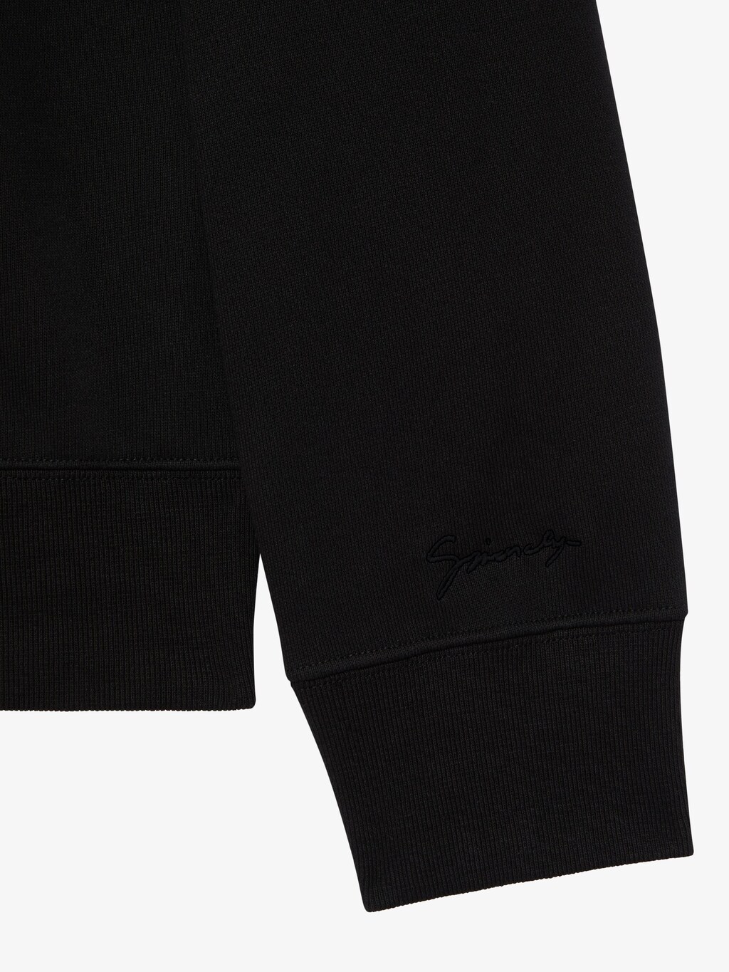 Givenchy Black Cotton Patches Sweatshirt In Black