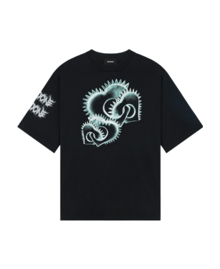 We11 Done Graphic-print Cotton T-shirt In Black