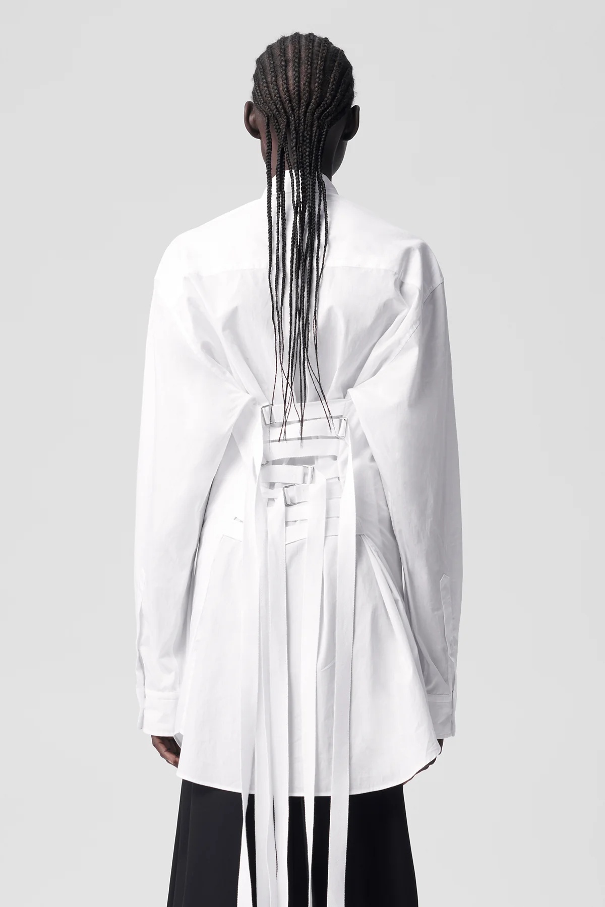 Ann Demeulemeester Dete Long Pocket Shirt In White