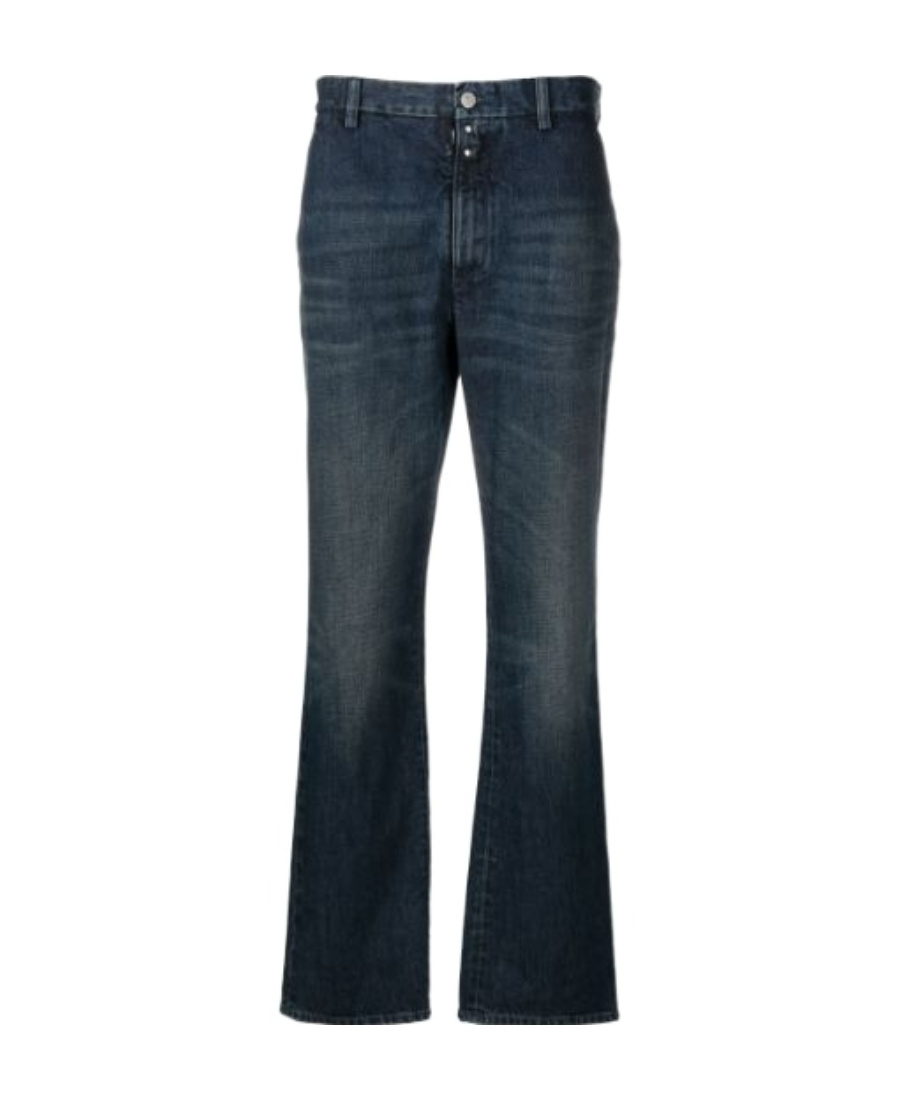 Mm6 Maison Margiela Straight-leg Denim Jeans In Black