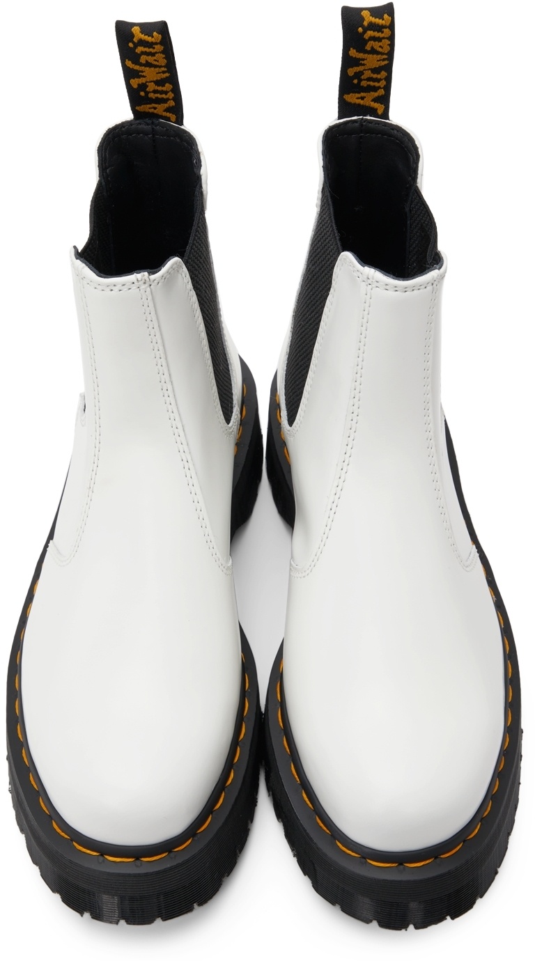 Dr. Martens' 2976 Quad Chelsea Boot In White