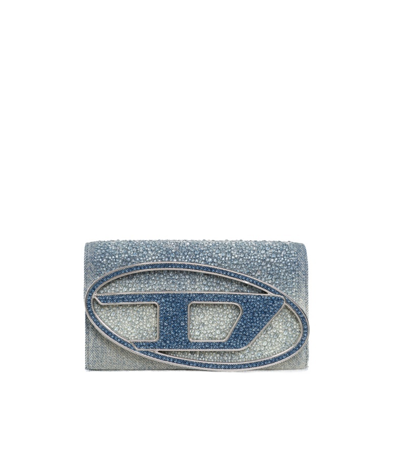 Diesel 1dr Clutch Bag In Gray