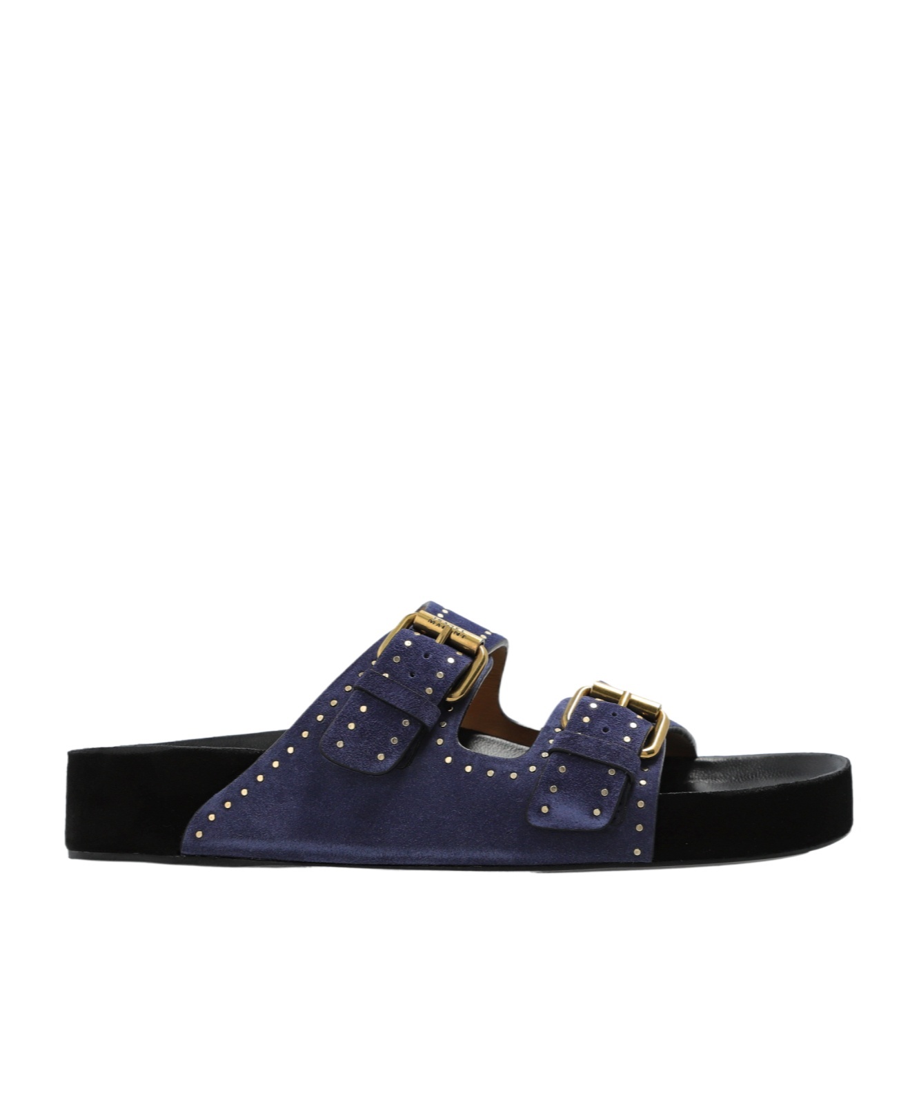 Isabel Marant Buckle Slippers In Blue