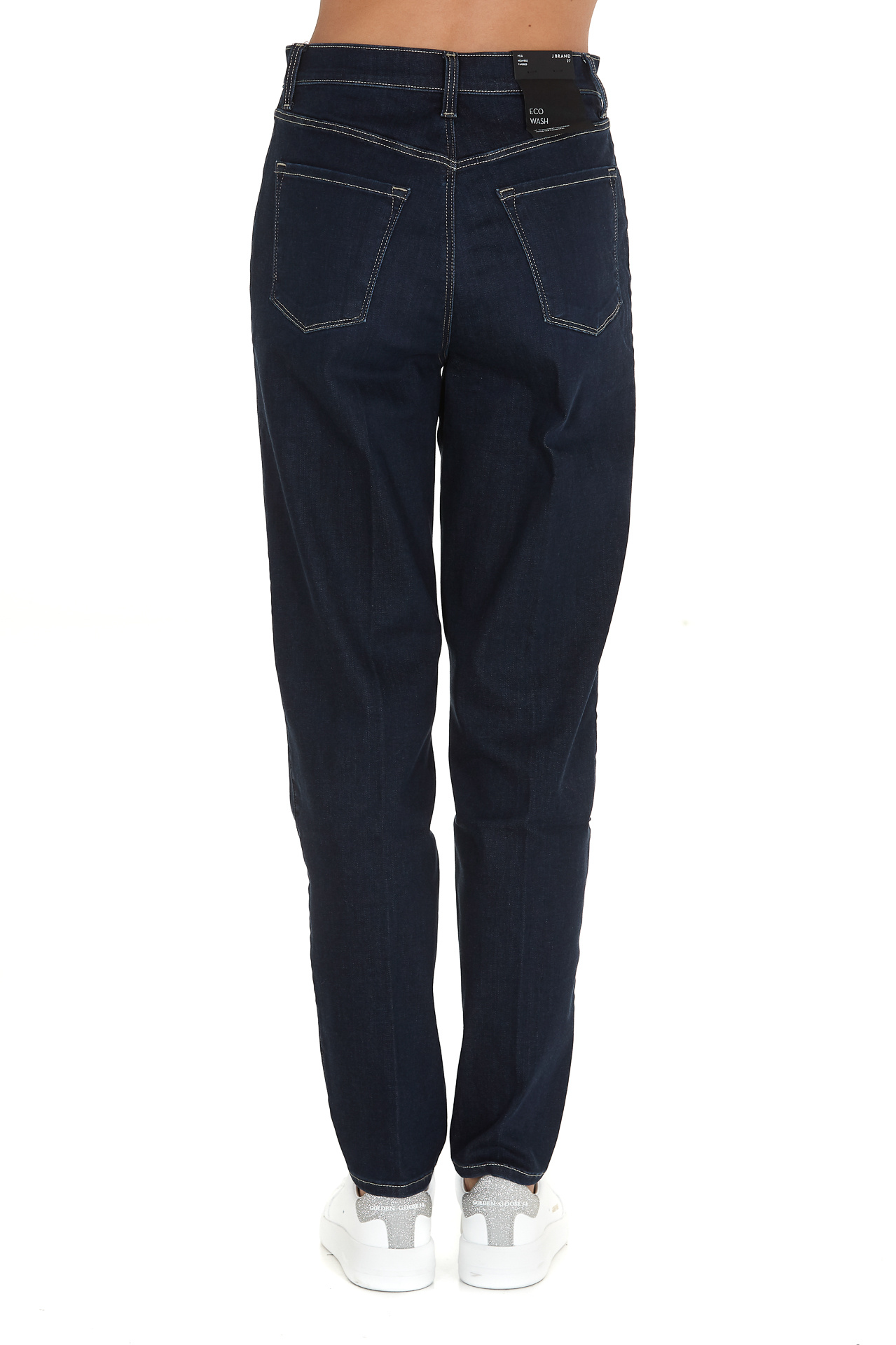 J BRAND COTTON STRAIGHT-LEG JEANS 