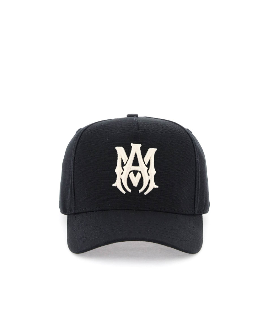 Amiri Logo-embroidered Cotton Cap In Brown