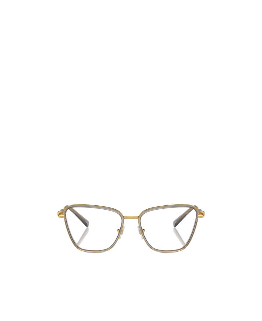 Versace Geometric Frame Flat Mirror In Gray