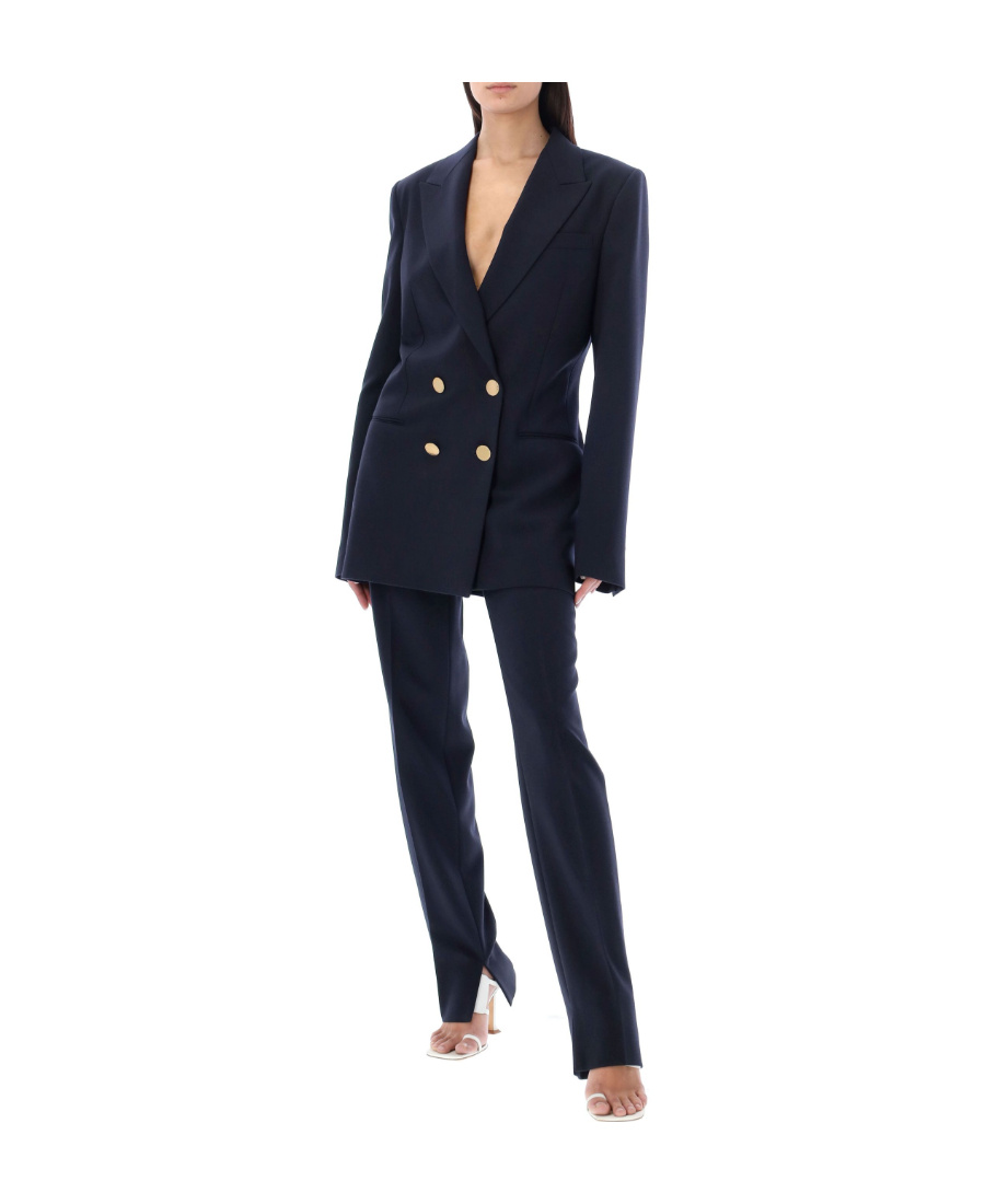 Stella Mccartney Split Cuff Straight-leg Pants In Black
