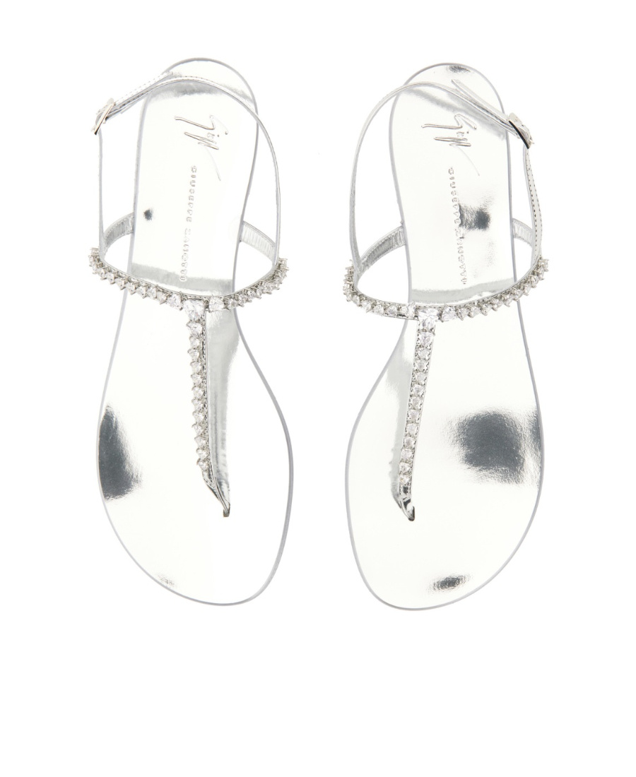 Giuseppe Zanotti Minnah Crystal-embellished Sandals In White