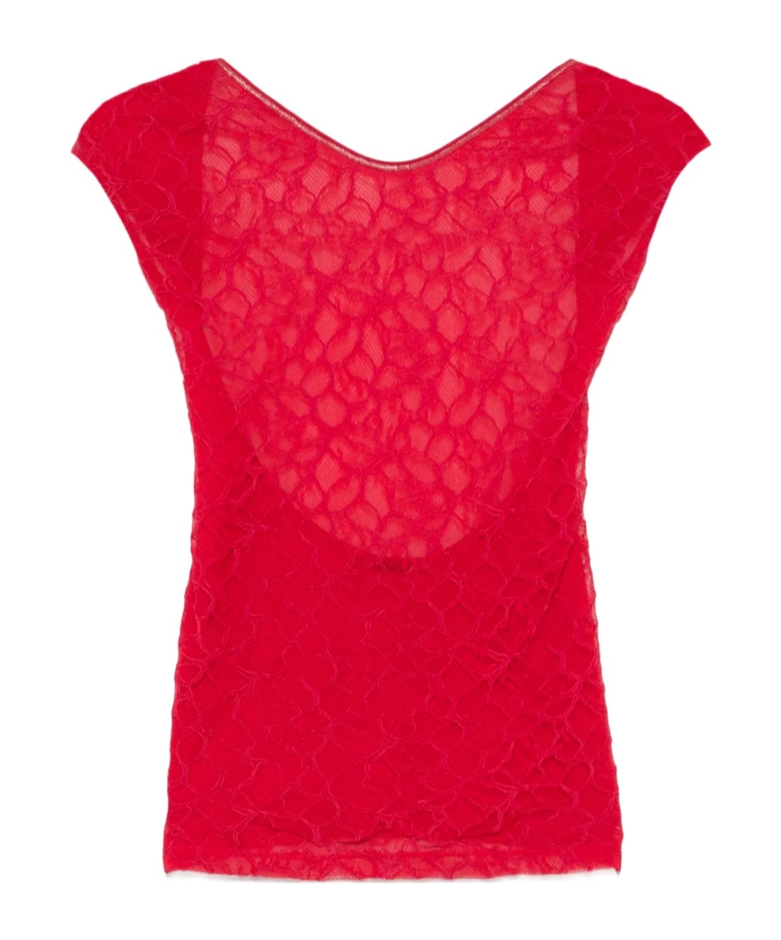 Pinko Cody Top In Bright Red