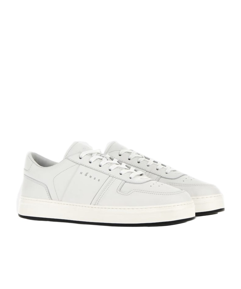 Hogan H668 Allacciato Fascia Logo Sneakers In White