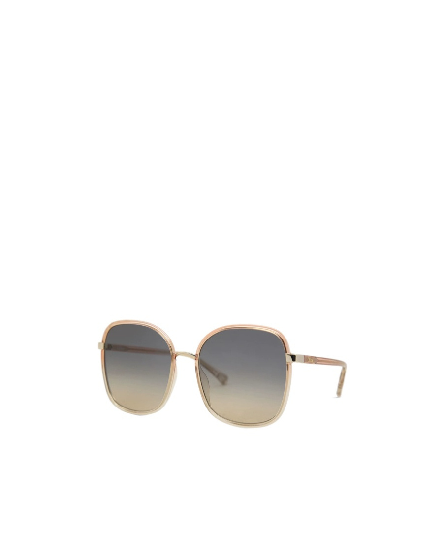 Chloé Franky Square Frame Sunglasses In Gray