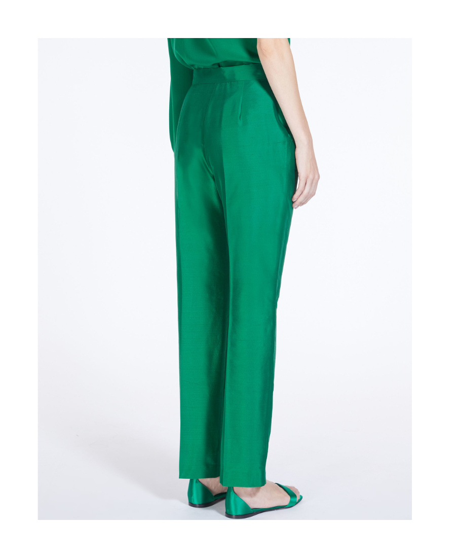 Max Mara Ankle-length Casual Pants In Green