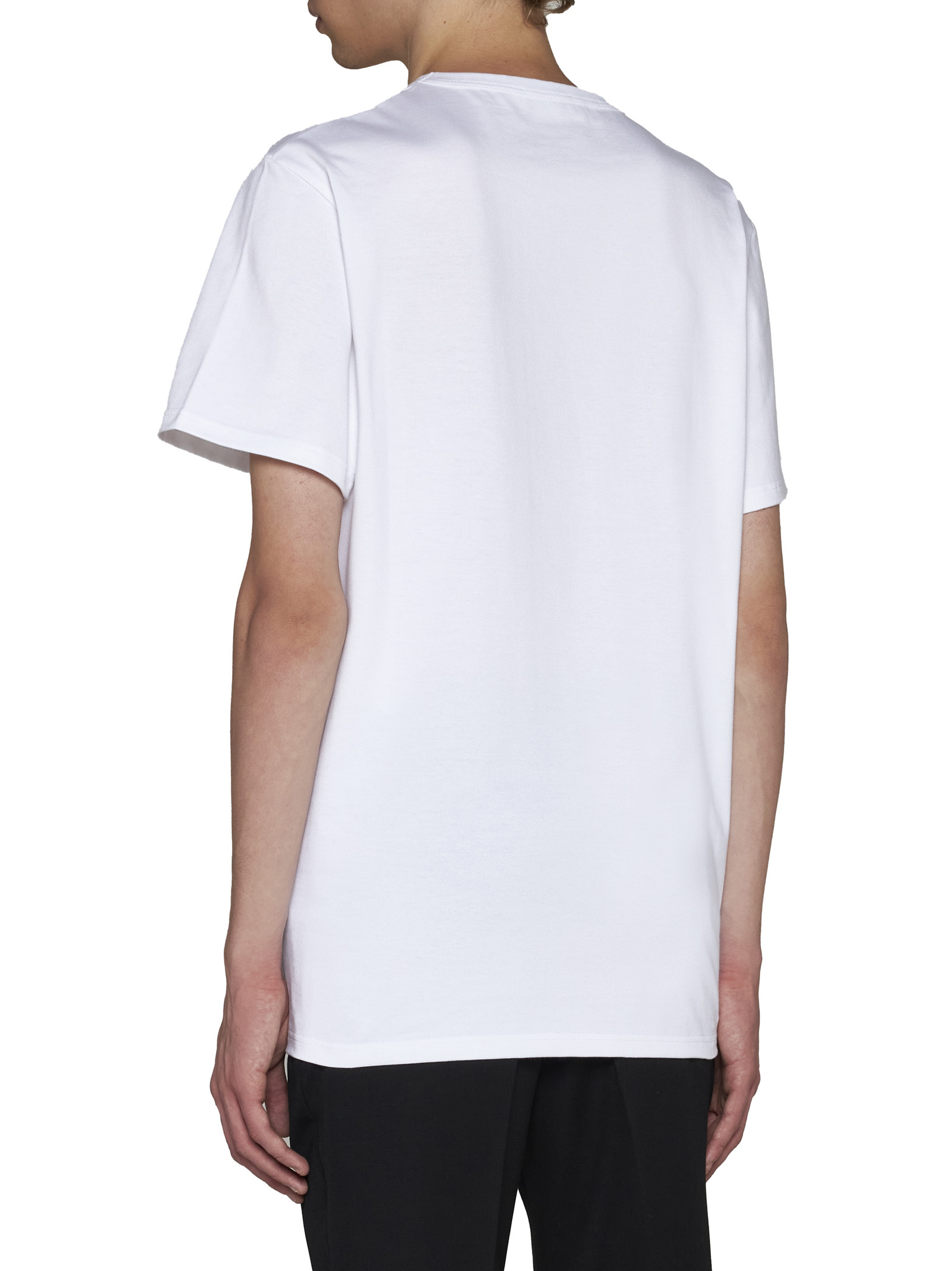 Alexander Mcqueen Logo-print Cotton T-shirt In White