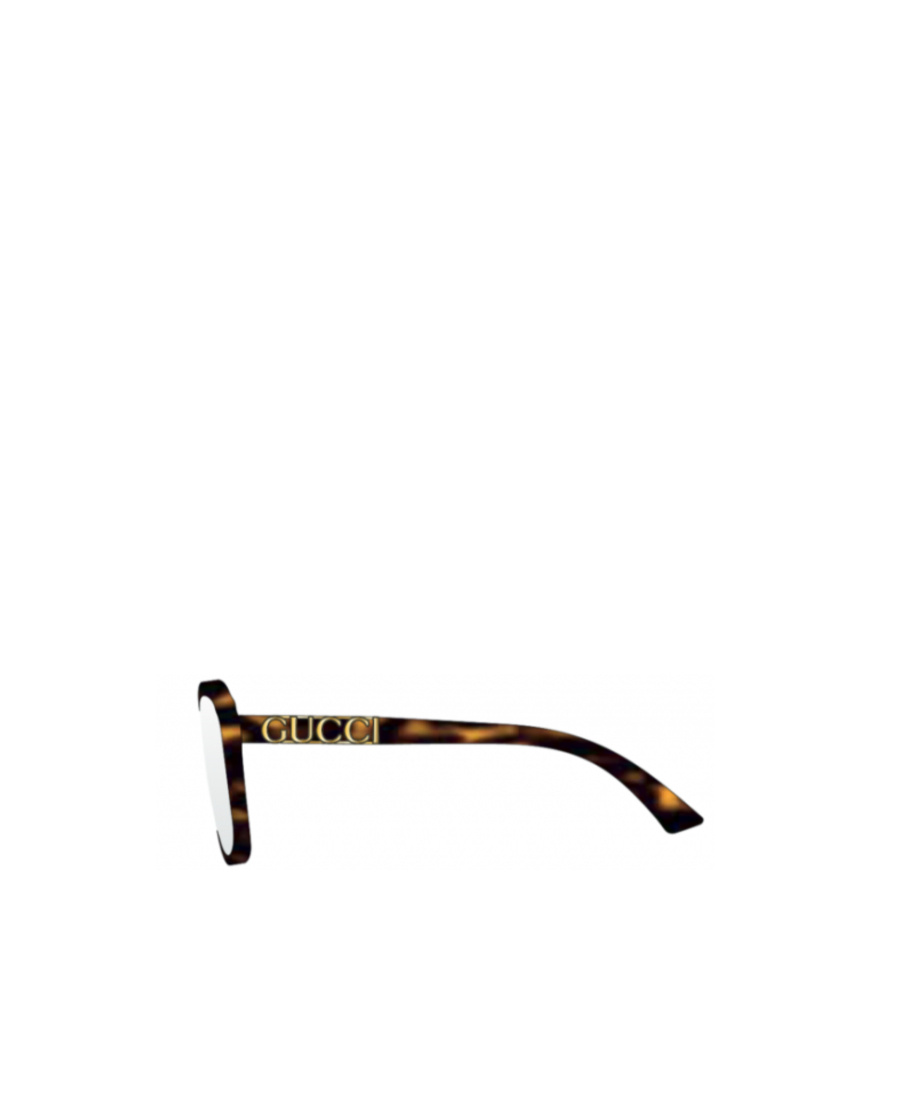 Gucci Eyewear Square Frame Glasses In Brown