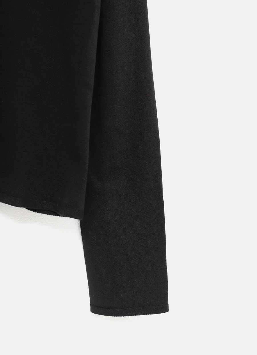 The Row Long Sleeve Sweater In Black